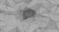 A 3D low-poly mesh surface composed of interconnected triangular facets create Royalty Free Stock Photo