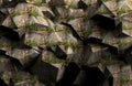 3d lowpoly stone wall texture Royalty Free Stock Photo