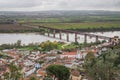 D. LuÃ­s I bridge over the Tagus river in SantarÃ©m, PORTUGAL