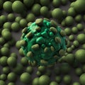 3d macro virus cell