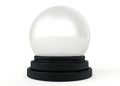 3d magic crystal ball Royalty Free Stock Photo