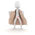 3d man funny exhibitionist Royalty Free Stock Photo