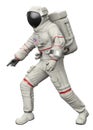 3D Man in spaceman suit