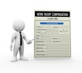 3d man and work injury compensation claim form