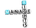 3D Manage Rights Crossword