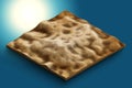 3d map isometric of thea desert Royalty Free Stock Photo