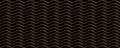 3d material wavy black gold metal scale seamless pattern