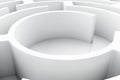 3d maze.. Business concept Royalty Free Stock Photo