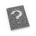 3d maze question mark Royalty Free Stock Photo