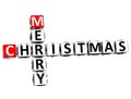 3D Merry Christmas Crossword