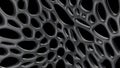 3d metal abstract background forming a cobweb structure.