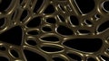 3d metal abstract background forming a cobweb structure.
