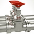 3d metal gas pipe line valves