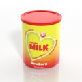 3D Milk Powder can