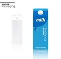 3D Mock up Realistic Milk Box, Carton Pack Box for food and Drink product packaging Background