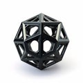 Metallic Black Sphere: Multifaceted Geometry With Precisionism Influence