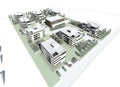 3d model of the building group
