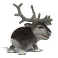 3D model cartoon funny reindeer