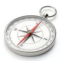 3D compass isolated on white background Royalty Free Stock Photo