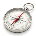 3D compass isolated on white background Royalty Free Stock Photo