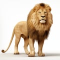Dignified Lion 3d Animation In Mike Mayhew Style