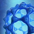 3D model of a fullerene molecule
