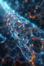 A 3D model of a graphene-based drug delivery system targeting specific cells