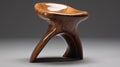 French Style Stool Chair With Zen Buddhism Influence