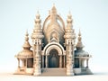 3d model of an ornate building