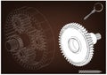 3d model of the planetary mechanism