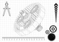 3d model of the planetary mechanism