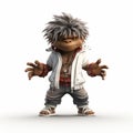 Hip Hop Inspired Troll Character Wrizzlemoon - 3d Avatar Png