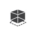3d modeling vector icon