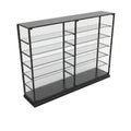 3d modern display shelf unit for retail and Royalty Free Stock Photo