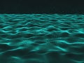 3D modern techno background with abstract flowing particles