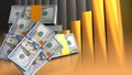 3d money banknotes