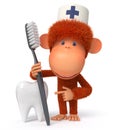 3d monkey doctor