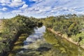 D Moree Gwydir River Low Sky Royalty Free Stock Photo