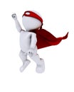 3D Morph Man super hero Royalty Free Stock Photo