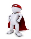 3D Morph Man super hero Royalty Free Stock Photo