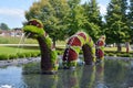 3D Mosaiculture of Memphre the monster of Memphremagog lake