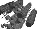 3d Motor Royalty Free Stock Photo