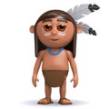 3d Native American Indian
