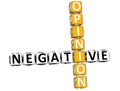 3D Negative Opinion Crossword