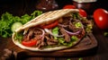 DÃ¶ner Kebab: Savory Turkish Delight in Pita or Flatbread