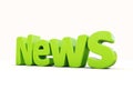 3d news Royalty Free Stock Photo