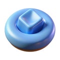 3D object illustration high-quality digital render for creative design projects