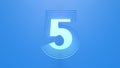 3D Object Layered Characters: Number \