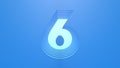3D Object Layered Characters: Number \
