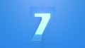 3D Object Layered Characters: Number \